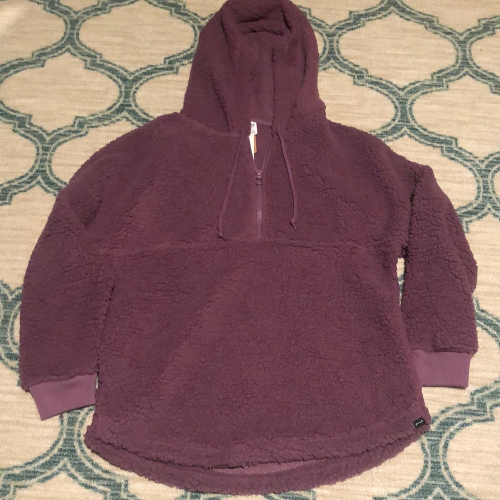 New Victoria’s Secret pink size, small Sherpa hoodie, pull over